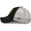 schwarze-und-weisse-trucker-kappe-9twenty-stripe-der-pittsburgh-pirates-mlb-von-new-era