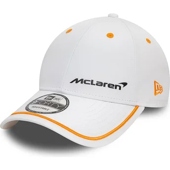 siltovka-zaoblena-biely-nastavitelny-9forty-contrast-piping-mclaren-racing-formula-1-new-era