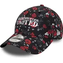 siltovka-zaoblena-cierna-nastavitelny-9forty-floral-all-over-print-manchester-united-football-club-premier-league-new-era