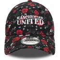 siltovka-zaoblena-cierna-nastavitelny-9forty-floral-all-over-print-manchester-united-football-club-premier-league-new-era