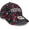 siltovka-zaoblena-cierna-nastavitelny-9forty-floral-all-over-print-manchester-united-football-club-premier-league-new-era