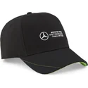 schwarze-gebogene-snapback-kappe-bb-von-mercedes-formel-1-von-puma