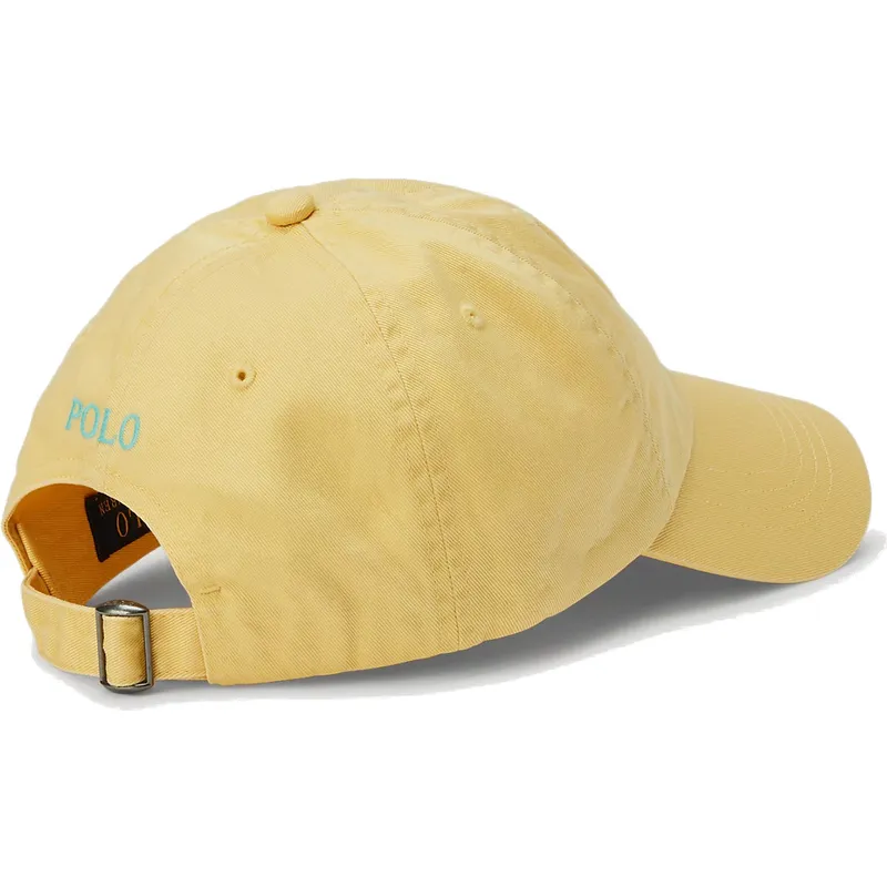 cap-zaoblena-yellow-adjustable-strap-polo-ralph-lauren