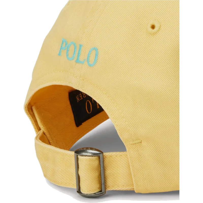 cap-zaoblena-yellow-adjustable-strap-polo-ralph-lauren