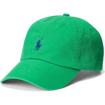 Šiltovka zaoblená zelená nastaviteľný Cotton Chino Classic Sport Polo Ralph Lauren
