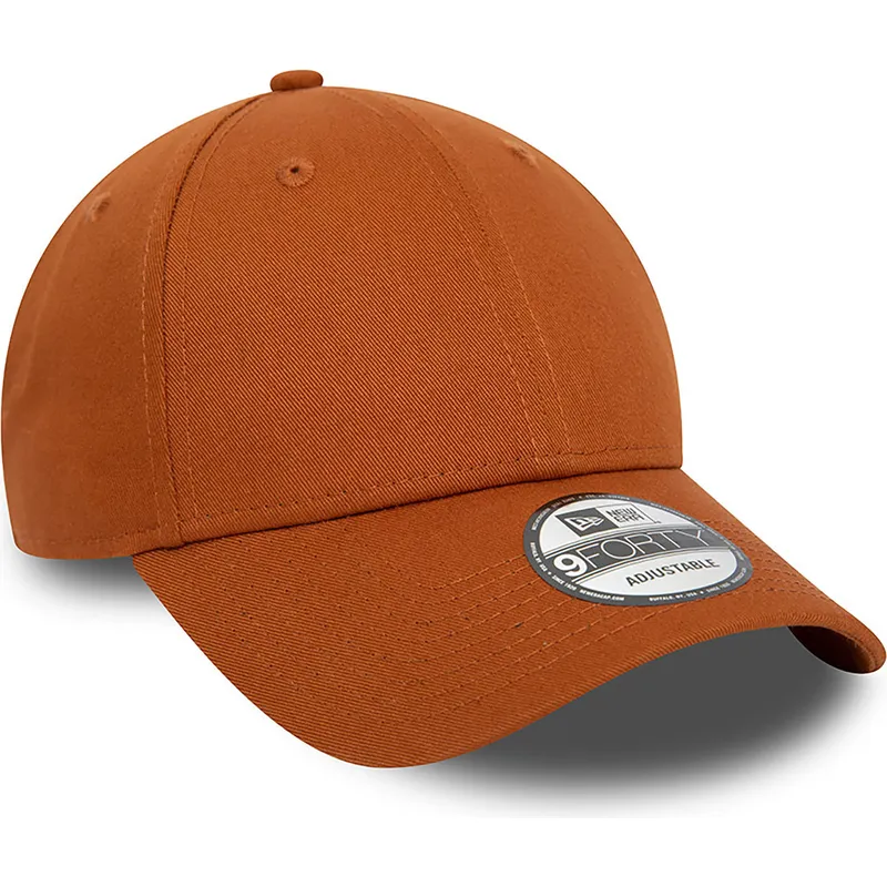 siltovka-zaoblena-hneda-nastavitelny-9forty-essential-new-era