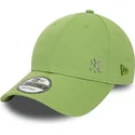 siltovka-zaoblena-zelena-snapback-9forty-flawless-new-york-yankees-mlb-new-era