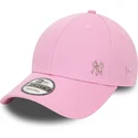 siltovka-zaoblena-ruzova-snapback-9forty-flawless-new-york-yankees-mlb-new-era