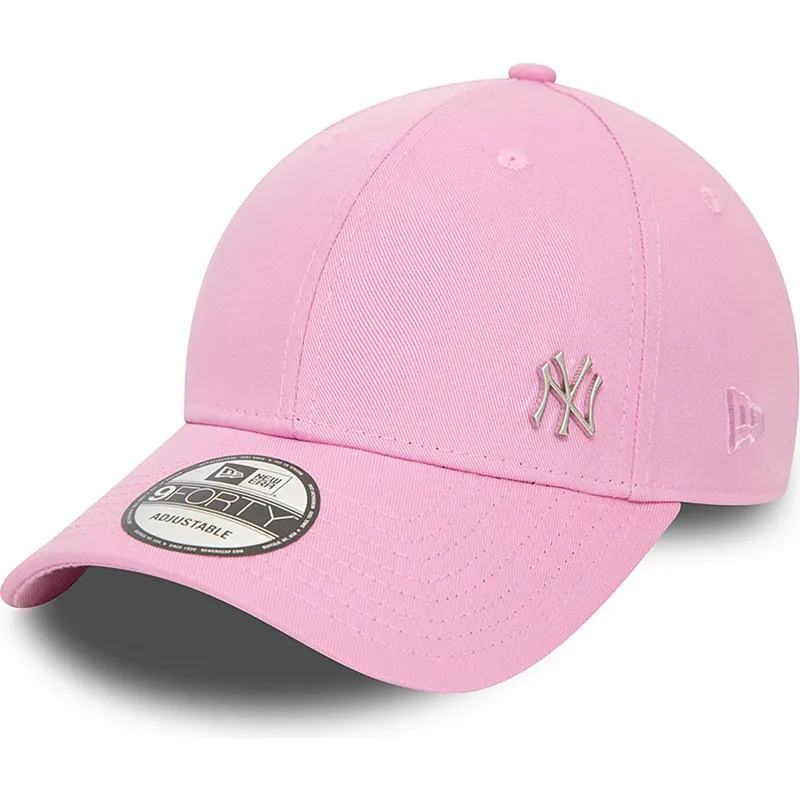 siltovka-zaoblena-ruzova-snapback-9forty-flawless-new-york-yankees-mlb-new-era