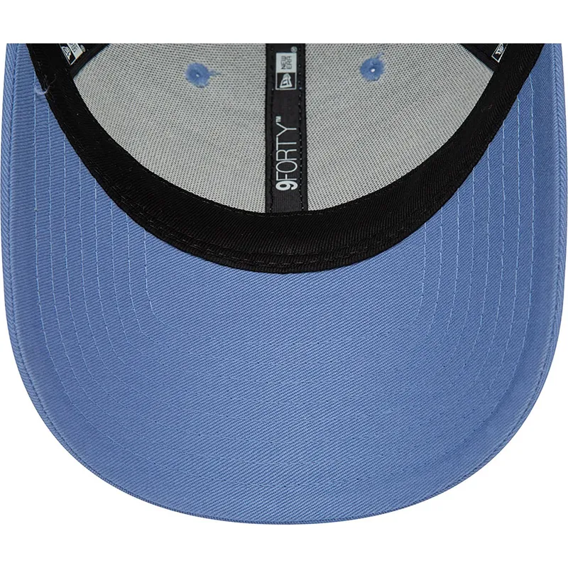 blaue-gebogene-snapback-kappe-9forty-flawless-der-new-york-yankees-mlb-von-new-era