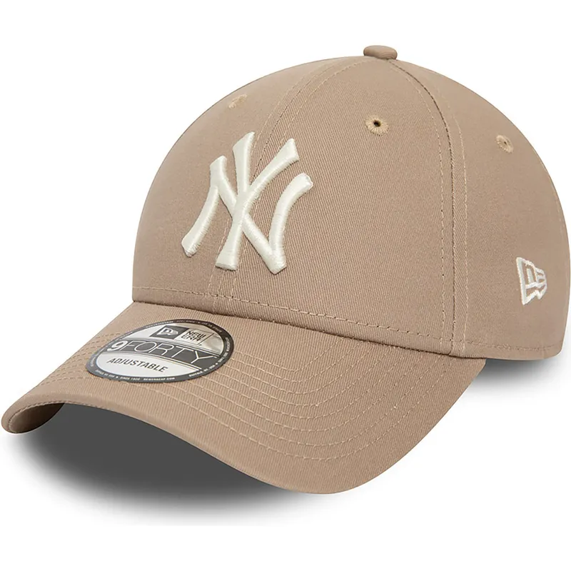 siltovka-zaoblena-hneda-nastavitelny-9forty-league-essential-new-york-yankees-mlb-new-era