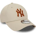 siltovka-zaoblena-bezova-nastavitelny-9forty-league-essential-new-york-yankees-mlb-new-era