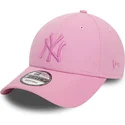siltovka-zaoblena-ruzova-nastavitelny-9forty-league-essential-new-york-yankees-mlb-new-era