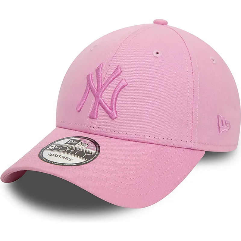 siltovka-zaoblena-ruzova-nastavitelny-9forty-league-essential-new-york-yankees-mlb-new-era