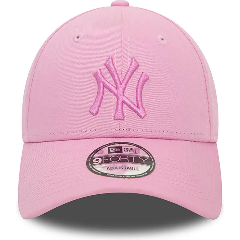 siltovka-zaoblena-ruzova-nastavitelny-9forty-league-essential-new-york-yankees-mlb-new-era