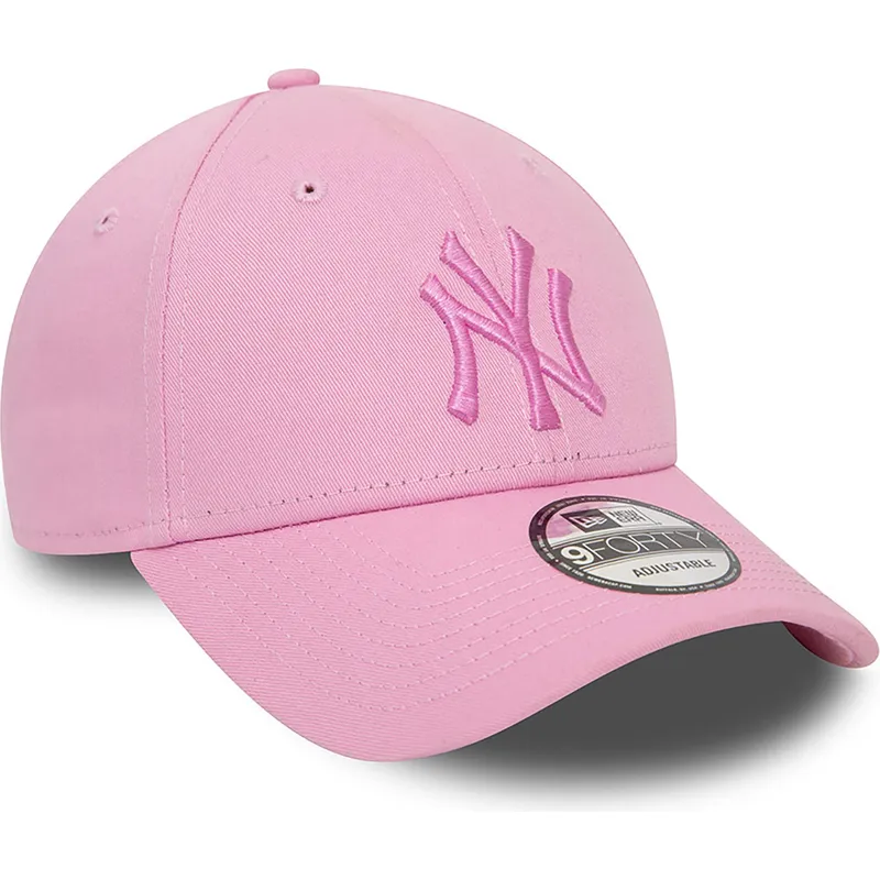 siltovka-zaoblena-ruzova-nastavitelny-9forty-league-essential-new-york-yankees-mlb-new-era