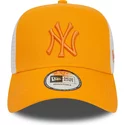 new-era-orange-logo-a-frame-league-essential-new-york-yankees-mlb-orange-and-white-trucker-hat