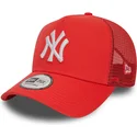 siltovka-zaoblena-cervena-snapback-a-frame-league-essential-new-york-yankees-mlb-new-era