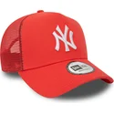 siltovka-zaoblena-cervena-snapback-a-frame-league-essential-new-york-yankees-mlb-new-era