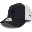 siltovka-zaoblena-tmavomodra-snapback-a-frame-league-essential-new-york-yankees-mlb-new-era