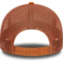 braune-trucker-kappe-a-frame-league-essential-der-los-angeles-dodgers-mlb-von-new-era