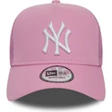 siltovka-zaoblena-ruzova-snapback-a-frame-league-essential-new-york-yankees-mlb-new-era