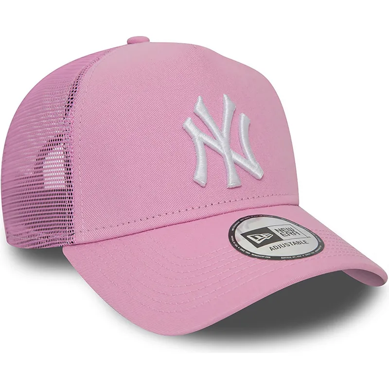 siltovka-zaoblena-ruzova-snapback-a-frame-league-essential-new-york-yankees-mlb-new-era