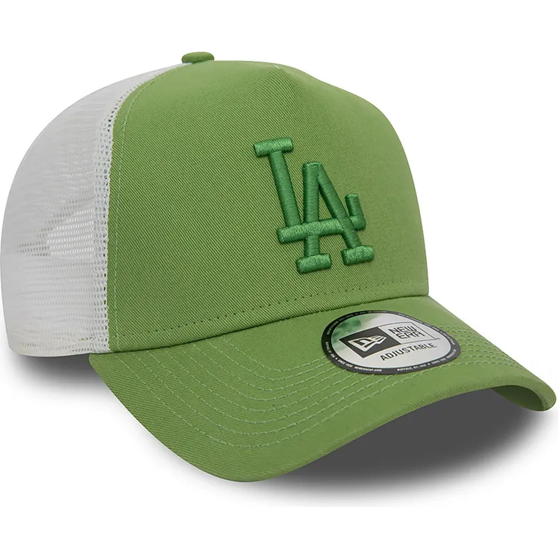 siltovka-zaoblena-zelena-snapback-a-frame-league-essential-los-angeles-dodgers-mlb-new-era