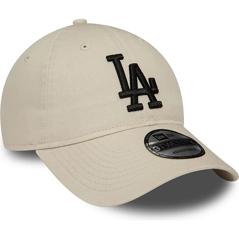 siltovka-zaoblena-bezova-nastavitelny-9twenty-league-essential-los-angeles-dodgers-mlb-new-era