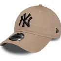 siltovka-zaoblena-hneda-nastavitelny-9twenty-league-essential-new-york-yankees-mlb-new-era