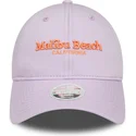 siltovka-zaoblena-fialova-nastavitelny-9twenty-wordmark-malibu-beach-california-new-era
