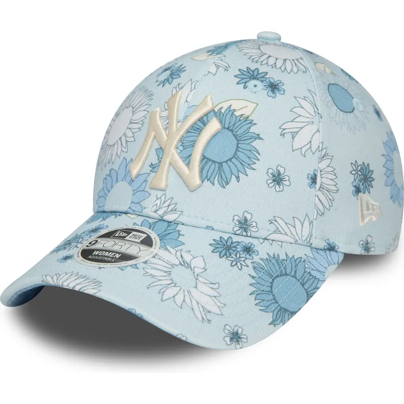 siltovka-zaoblena-modra-nastavitelny-9forty-floral-all-over-print-new-york-yankees-mlb-new-era