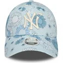 siltovka-zaoblena-modra-nastavitelny-9forty-floral-all-over-print-new-york-yankees-mlb-new-era