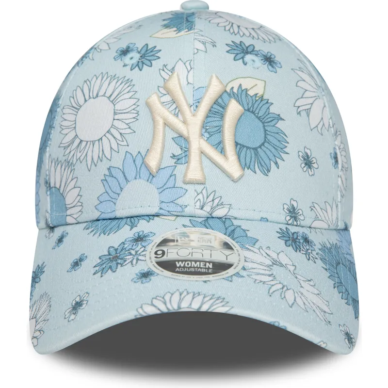 siltovka-zaoblena-modra-nastavitelny-9forty-floral-all-over-print-new-york-yankees-mlb-new-era