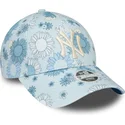siltovka-zaoblena-modra-nastavitelny-9forty-floral-all-over-print-new-york-yankees-mlb-new-era