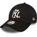 siltovka-zaoblena-cierna-nastavitelny-9forty-flower-new-york-yankees-mlb-new-era