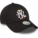 siltovka-zaoblena-cierna-nastavitelny-9forty-flower-new-york-yankees-mlb-new-era