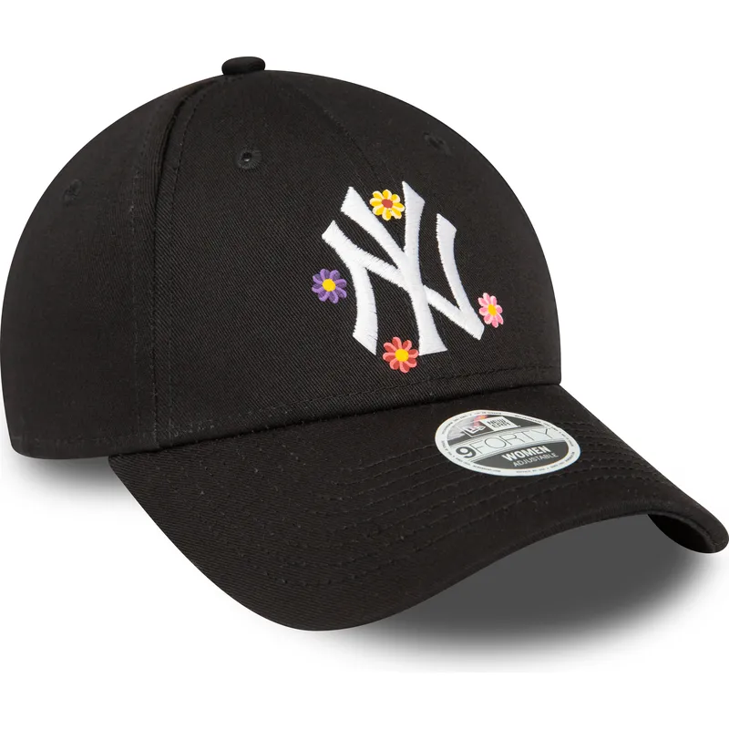 siltovka-zaoblena-cierna-nastavitelny-9forty-flower-new-york-yankees-mlb-new-era