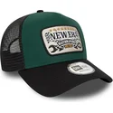 siltovka-zaoblena-zelena-snapback-a-frame-patch-motorsport-new-era