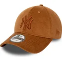 siltovka-zaoblena-hneda-nastavitelny-9forty-cord-new-york-yankees-mlb-new-era