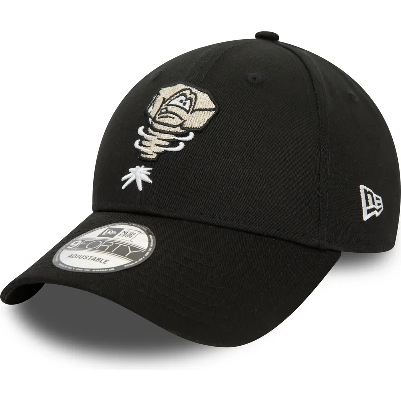 siltovka-zaoblena-cierna-nastavitelny-9forty-minor-league-lansing-lugnuts-milb-new-era