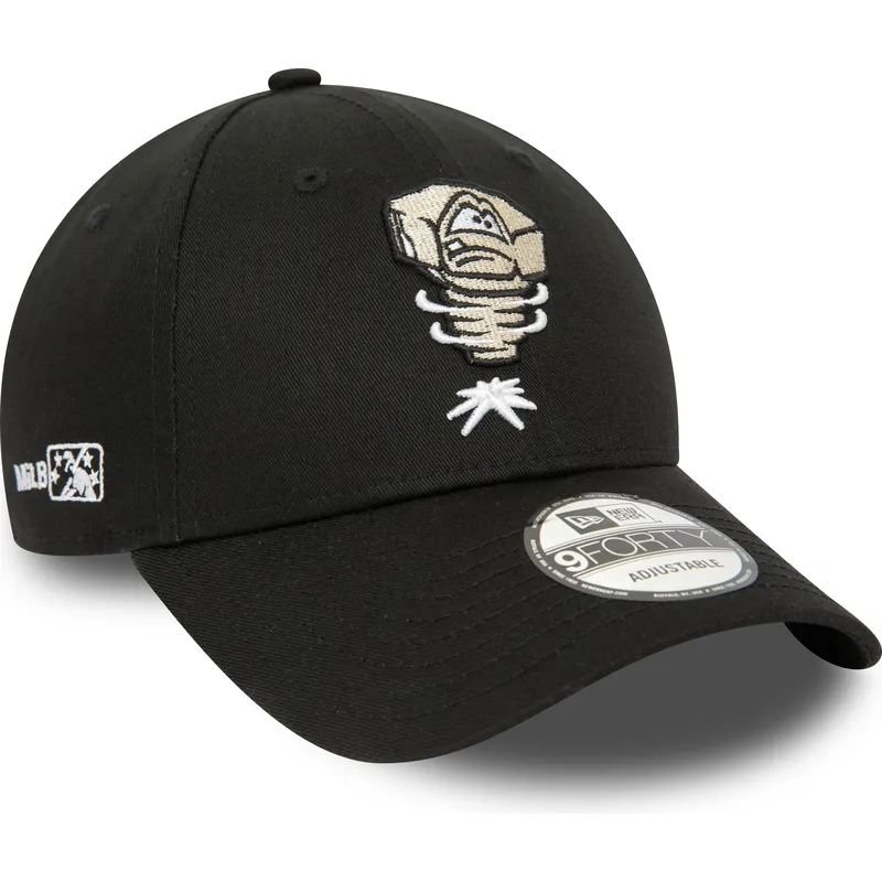 siltovka-zaoblena-cierna-nastavitelny-9forty-minor-league-lansing-lugnuts-milb-new-era