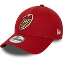 verstellbare-rote-9forty-curved-cap-minor-league-der-modesto-nuts-milb-von-new-era