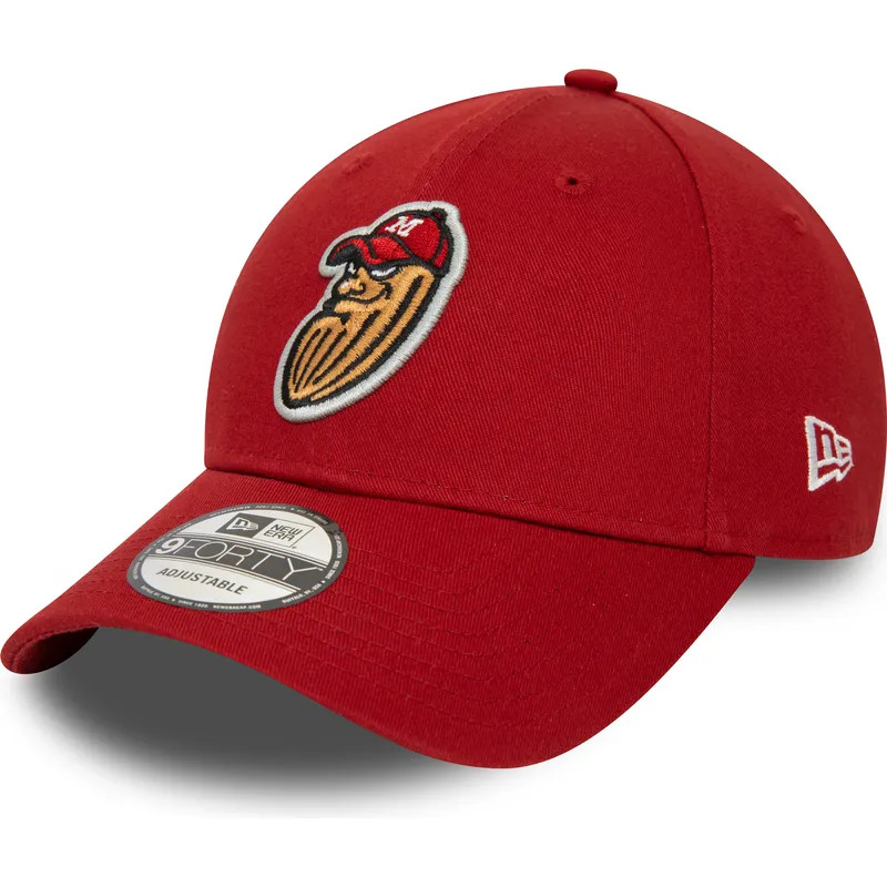siltovka-zaoblena-cervena-nastavitelny-9forty-minor-league-modesto-nuts-milb-new-era