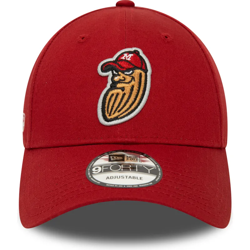 siltovka-zaoblena-cervena-nastavitelny-9forty-minor-league-modesto-nuts-milb-new-era