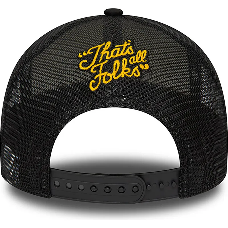 siltovka-zaoblena-cierna-snapback-a-frame-character-bugs-bunny-y-pato-lucas-looney-tunes-new-era