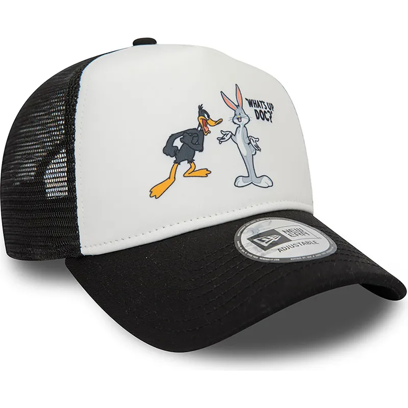 siltovka-zaoblena-cierna-snapback-a-frame-character-bugs-bunny-y-pato-lucas-looney-tunes-new-era