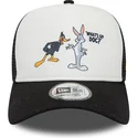 siltovka-zaoblena-cierna-snapback-a-frame-character-bugs-bunny-y-pato-lucas-looney-tunes-new-era