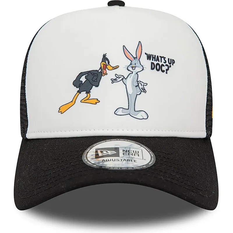 siltovka-zaoblena-cierna-snapback-a-frame-character-bugs-bunny-y-pato-lucas-looney-tunes-new-era
