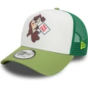 siltovka-zaoblena-zelena-snapback-a-frame-frame-character-tasmania-looney-tunes-new-era